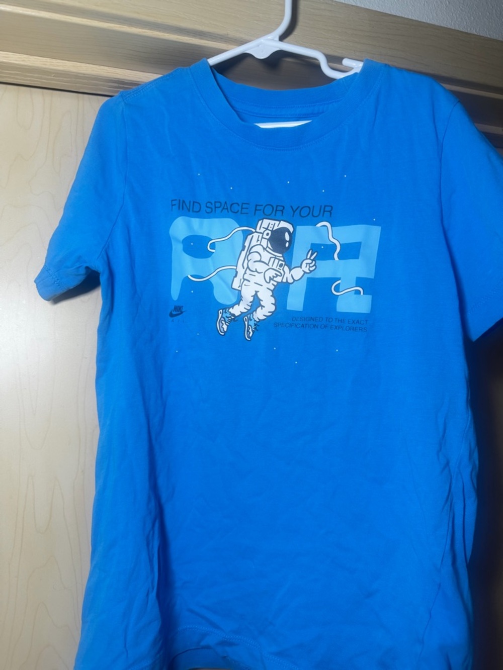 Nike Bright Blue Kids' Astronaut Graphic Tee